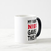 Grappig "Favoriete nichtje" Gift Mok voor Tante (Voorkant rechts)