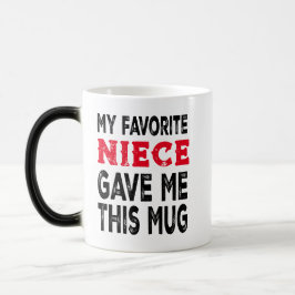 Grappig "Favoriete nichtje" Gift Mok voor Tante