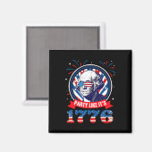Grappig Feest Alsof Het 1776 Is 4 Juli George Was Magneet (Voorkant / Achterkant)