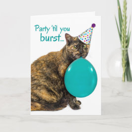 Grappig feest tot je barst gelukkig 21e verjaardag kaart