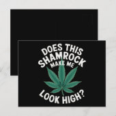 Grappig feest voor jongens Grote St. Patrick-parad Briefkaart (Voorkant / Achterkant)