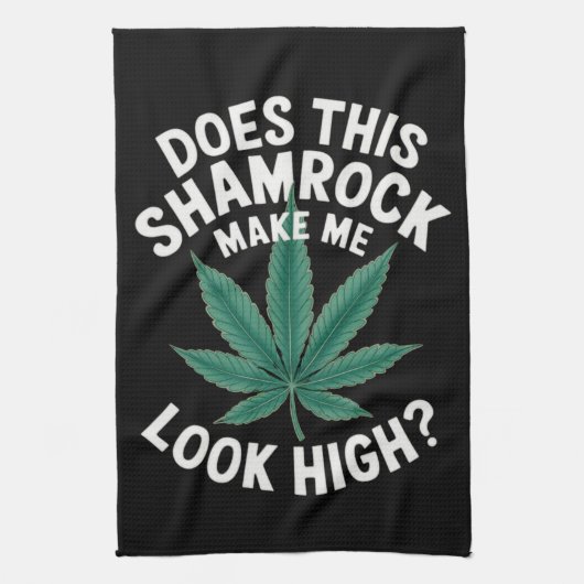 Grappig feest voor jongens Grote St. Patrick-parad Theedoek (Verticaal)