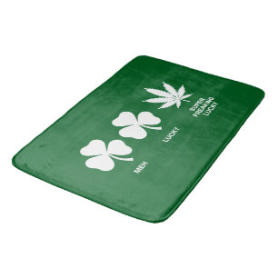 Grappig feest voor jongens op St. Patrick's Day Badmat