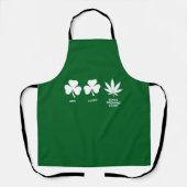 Grappig feest voor jongens op St. Patrick's  Schort (Voorkant)