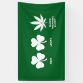 Grappig feest voor jongens op St. Patrick's Spandoek (Verticaal)