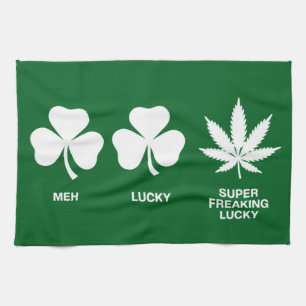 Grappig feest voor jongens op St. Patrick's  Theedoek