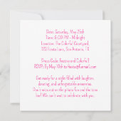 Grappig Feestelijk Fun Feest Pinata Kleurrijk Pop  Kaart (Achterkant)