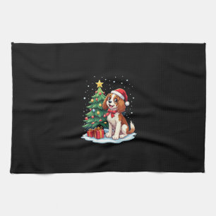 Grappig Feestelijk Hondenkostuum met versierde Ker Theedoek