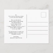 Grappig feestelijk kerst trui Drinken feest Uitnodiging Briefkaart (Achterkant)