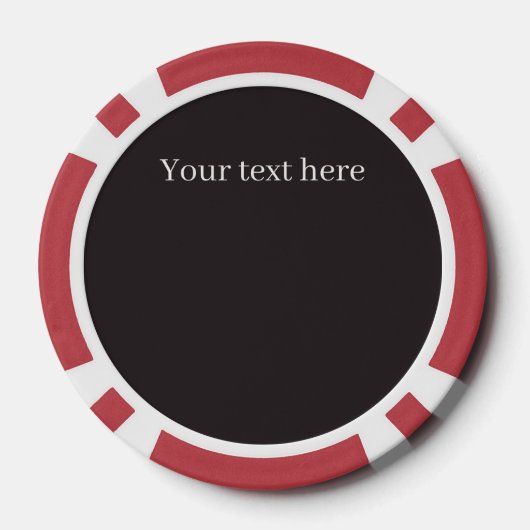 Grappig feestelijk Kerstmis 3dee monster Poker Chips (Achterkant)