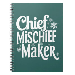 Grappig feestelijk Notitieboek