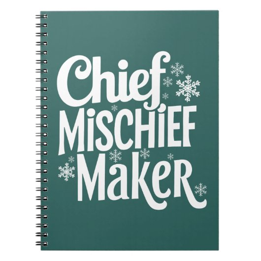 Grappig feestelijk Notitieboek (Voorkant)