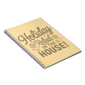 Grappig feestelijk Notitieboek (Rechterzijde)