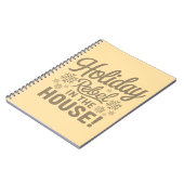 Grappig feestelijk Notitieboek (Linkerzijde)