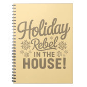 Grappig feestelijk Notitieboek (Voorkant)