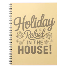 Grappig feestelijk Notitieboek