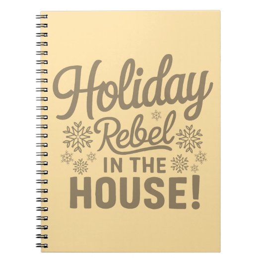 Grappig feestelijk Notitieboek (Voorkant)