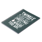 Grappig feestelijk Notitieboek (Linkerzijde)