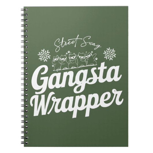 Grappig feestelijk Notitieboek (Voorkant)