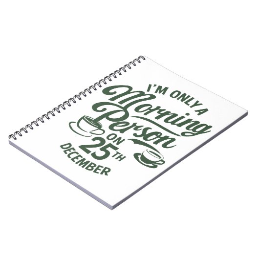 Grappig feestelijk Notitieboek (Linkerzijde)