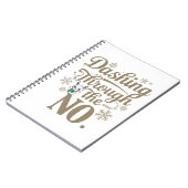 Grappig feestelijk Notitieboek (Linkerzijde)