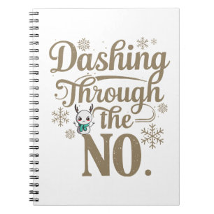 Grappig feestelijk Notitieboek