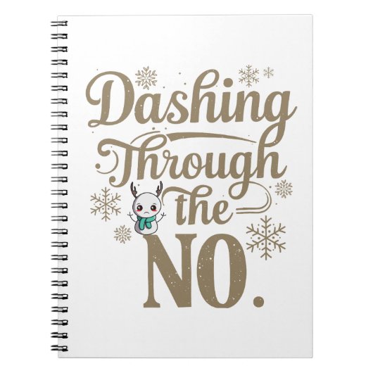 Grappig feestelijk Notitieboek (Voorkant)