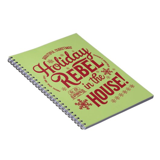 Grappig feestelijk Notitieboek (Rechterzijde)