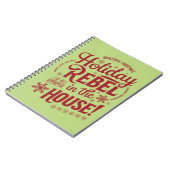 Grappig feestelijk Notitieboek (Linkerzijde)