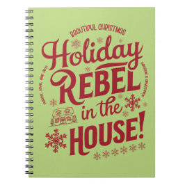 Grappig feestelijk Notitieboek