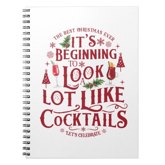 Grappig feestelijk Notitieboek (Voorkant)
