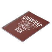 Grappig feestelijk Notitieboek (Linkerzijde)