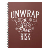 Grappig feestelijk Notitieboek (Voorkant)