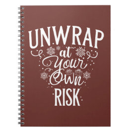 Grappig feestelijk Notitieboek