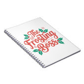 Grappig feestelijk Notitieboek (Rechterzijde)