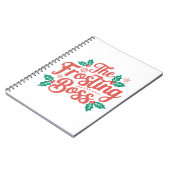 Grappig feestelijk Notitieboek (Linkerzijde)