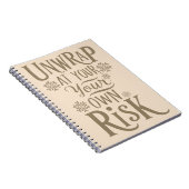 Grappig feestelijk Notitieboek (Rechterzijde)