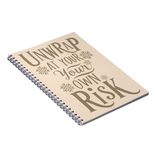 Grappig feestelijk Notitieboek (Rechterzijde)