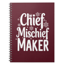 Grappig feestelijk Notitieboek