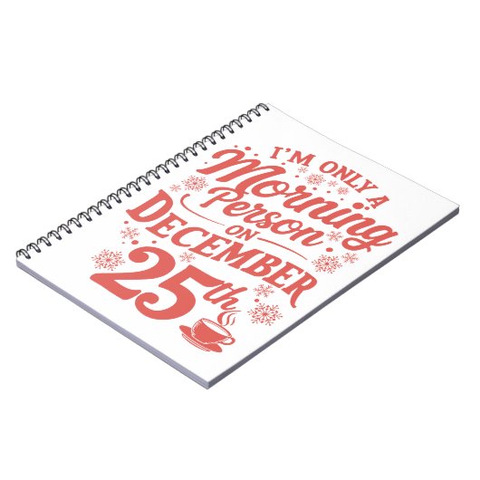 Grappig feestelijk Notitieboek (Linkerzijde)