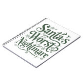 Grappig feestelijk Notitieboek (Linkerzijde)