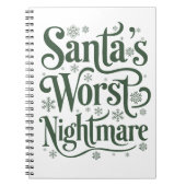 Grappig feestelijk Notitieboek (Voorkant)