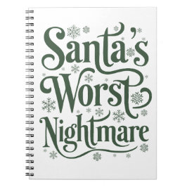 Grappig feestelijk Notitieboek