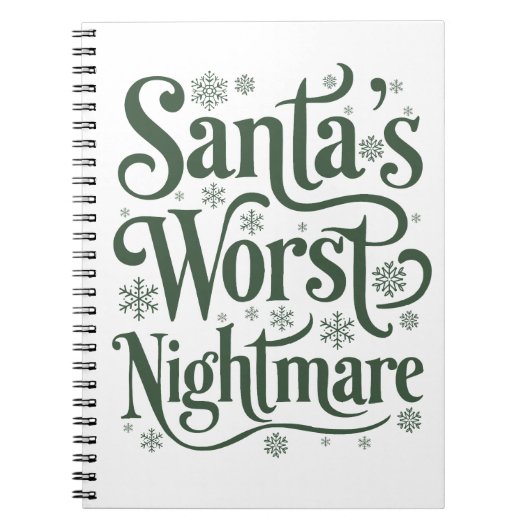 Grappig feestelijk Notitieboek (Voorkant)