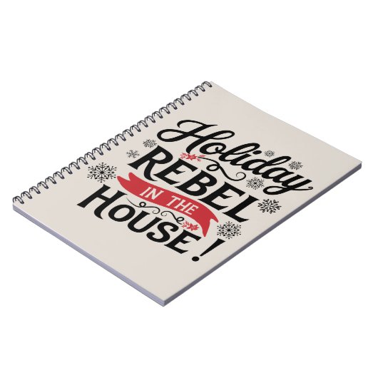 Grappig feestelijk Notitieboek (Linkerzijde)