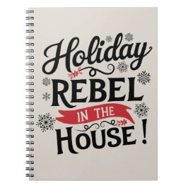 Grappig feestelijk Notitieboek