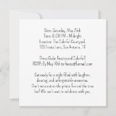 Grappig Feestelijk Pret Feest Pinata Kleurrijk Pop Kaart (Achterkant)