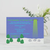 Grappig & Feestelijk Winterfeest - Sneeuw en Buite Kaart (Staand voorkant)