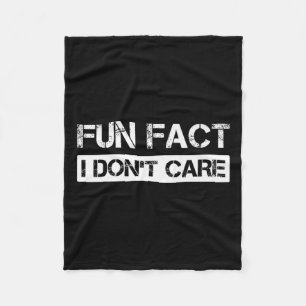 Grappig Feit Dat Me Niet Kan Schelen Motiverende C Fleece Deken