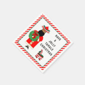 Grappig Feliz Navidad Feest Servet (Hoek)